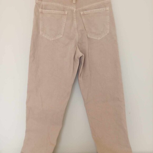 Mango Mom High-waist Jeans, Size 6, Color Sand - Picture 9 of 12